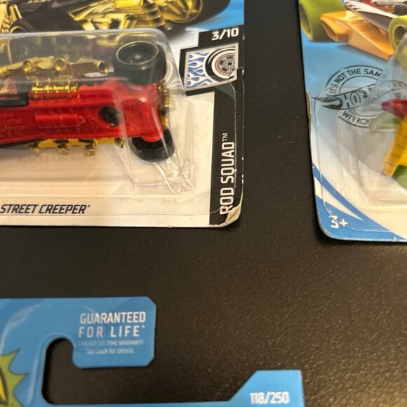 Lot of 8 Hot Wheels Cars New in Package 2017 Minecraft Batman Street Beasts HW - Picture 10 of 12